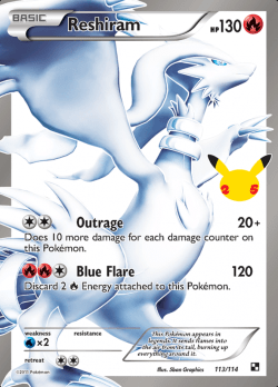 Reshiram - 045/025 - Ultra Rare Classic Collection