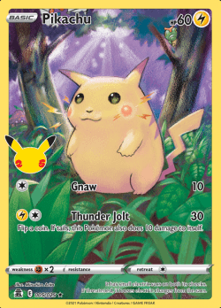 Pikachu - 005/025 - Rare