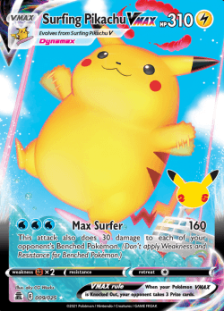 Surfing PIkachu Vmax - 009/025 - Ultra Rare