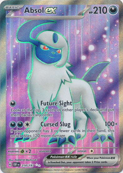 Absol ex - 214/197 - Full Art Ultra Rare