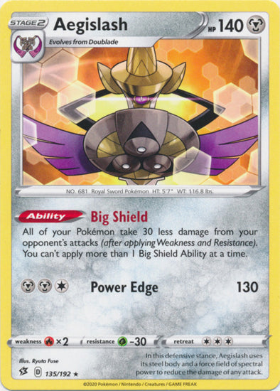 Aegislash - 135/192 - Rare