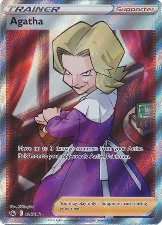 Agatha - 186/198 - Full Art Ultra Rare