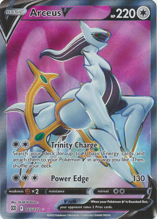 Arceus V - 165/172 - Full Art Ultra Rare