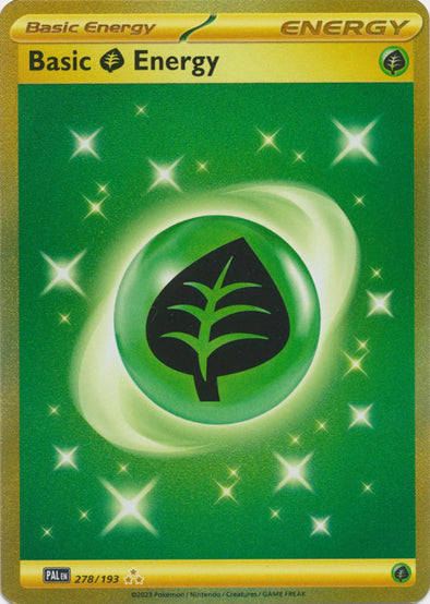 Basic Grass Energy - 278/193 - Gold Secret Rare