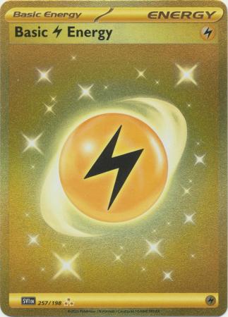 Basic Lightning Energy - 257/198 - Gold Secret Rare