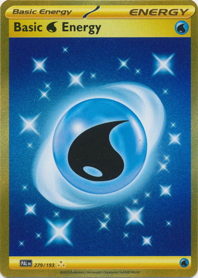 Basic Water Energy - 279/193 - Gold Secret Rare