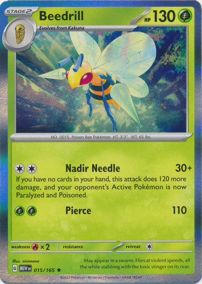 Beedrill - 015/165 - Rare