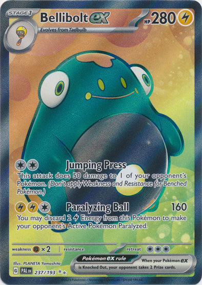 Bellibolt ex - 237/193 - Full Art Ultra Rare