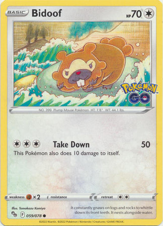 Bidoof - 059/078 - Common