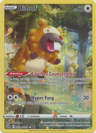 Bidoof - GG29/GG70 - Holo Rare