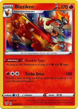 Blaziken - 024/189 - Holo Rare