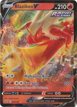 Blaziken V - 020/198 - Ultra Rare