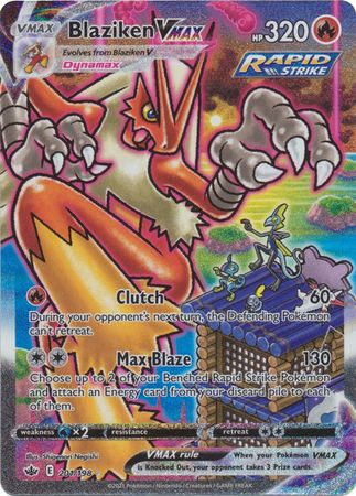 Blaziken VMAX - 201/198 - Alternate Art Secret Rare