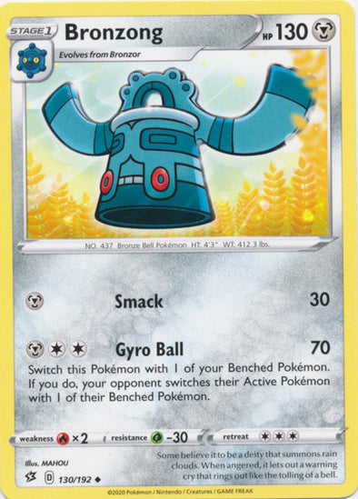 Bronzong - 130/192 - Uncommon