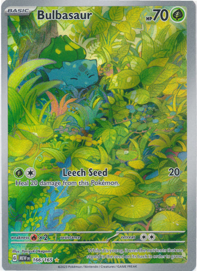 Bulbasaur - 166/165 - Illustration Rare