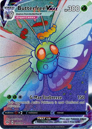 Butterfree VMAX - 190/189 - Hyper Rare