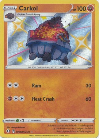 Carkol - SV068/SV122 - Shiny Rare