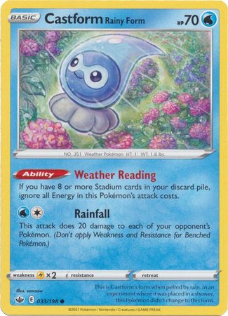 Castform Rainy Form - 033/198 - Common