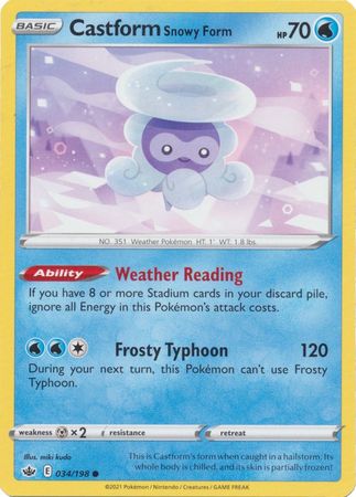 Castform Snowy Form - 034/198 - Common