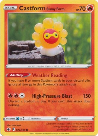 Castform Sunny Form - 022/198 - Common