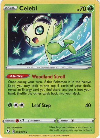 Celebi - 003/072 - Rare