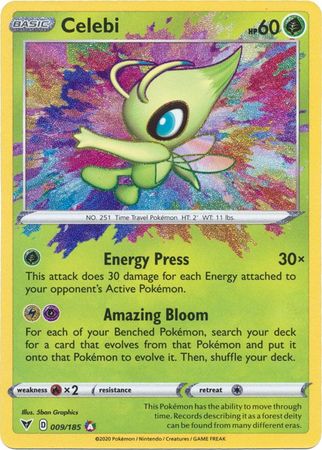 Celebi - 009/185 - Amazing Rare