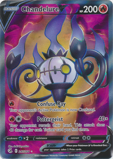 Chandelure V - 247/264 - Full Art Ultra Rare