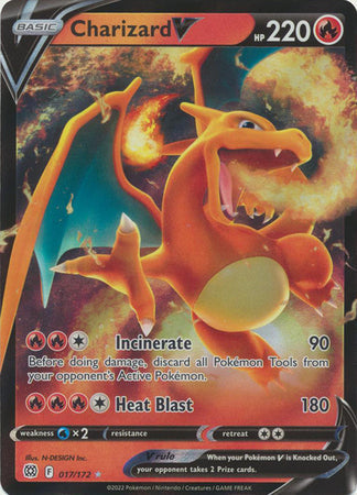 Charizard V - 017/172 - Ultra Rare