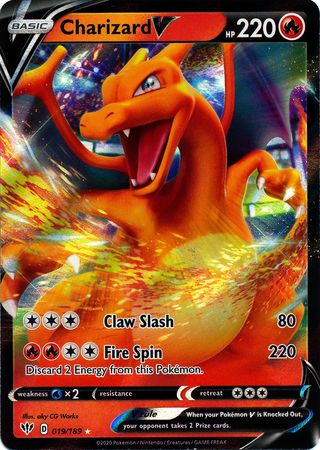 Charizard V - 019/189 - Ultra Rare