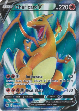 Charizard V - 153/172 - Full Art Ultra Rare