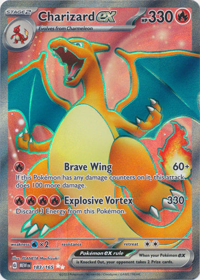 Charizard ex - 183/165 - Full Art Ultra Rare