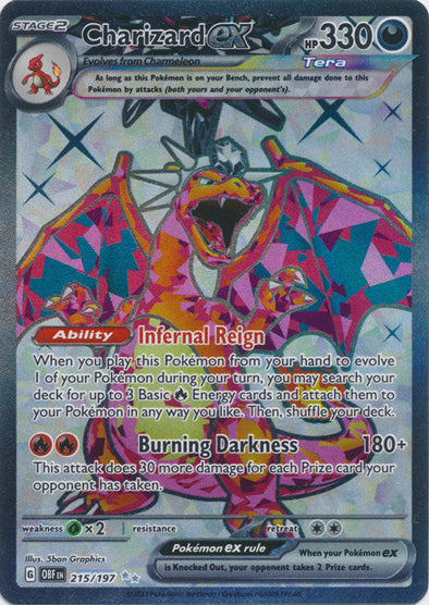 Charizard ex - 215/197 - Full Art Ultra Rare