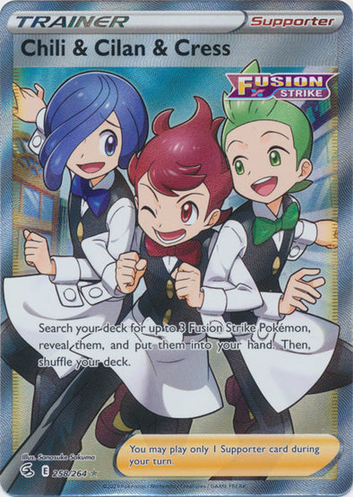 Chili & Cilan & Cress - 258/264 - Full Art Ultra Rare