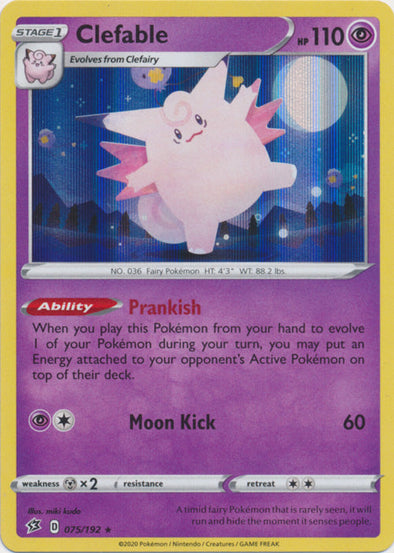 Clefable - 075/192 - Holo Rare