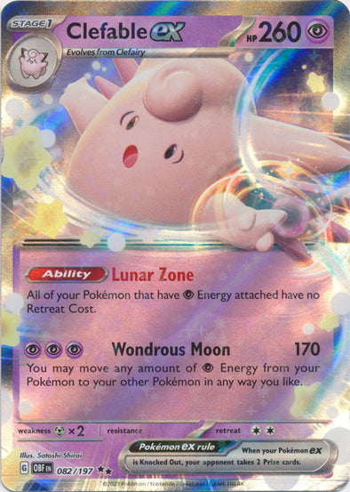 Clefable ex - 082/197 - Double Rare