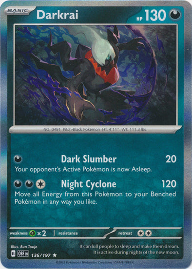 Darkrai - 136/197 - Rare