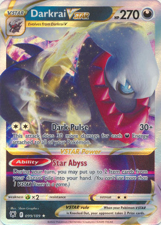 Darkrai VSTAR - 099/189 - Ultra Rare