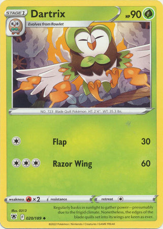 Dartrix - 020/189 - Uncommon