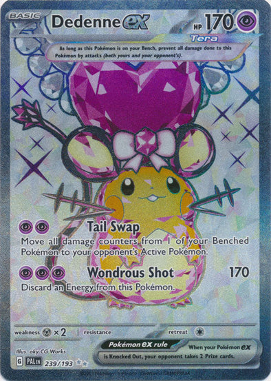 Dedenne ex - 239/193 - Full Art Ultra Rare