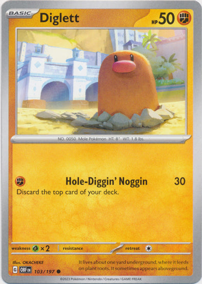 Diglett - 103/197 - Common