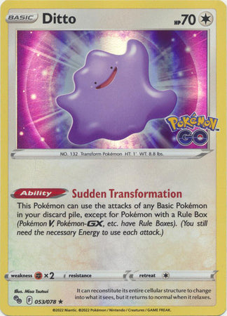 Ditto - 053/078 - Holo Rare