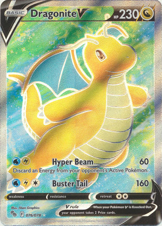 Dragonite V - 076/078 - Full Art Ultra Rare