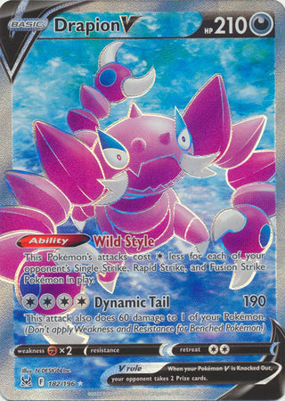 Drapion V - 182/196 - Full Art Ultra Rare