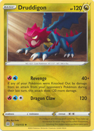 Druddigon - 113/172 - Rare