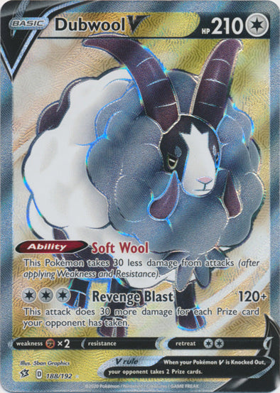 Dubwool V - 188/192 - Full Art Ultra Rare