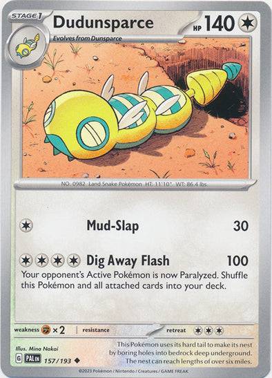 Dudunsparce - 157/193 - Uncommon