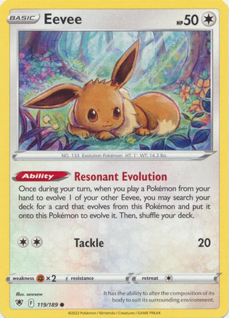 Eevee - 119/189 - Common