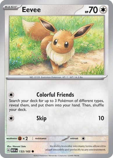 Eevee - 133/165 - Common