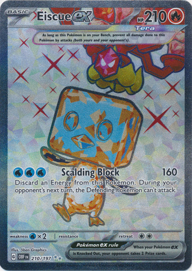 Eiscue ex - 210/197 - Full Art Ultra Rare