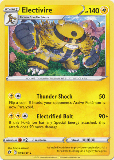 Electivire - 059/192 - Rare